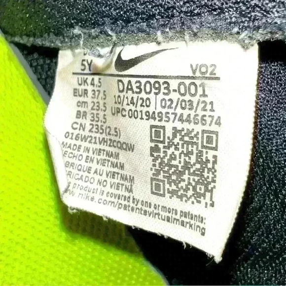 Nike Air Force 1 pomegranate in youth size 5. - Picture 10 of 10